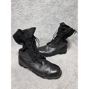 Wellco US Military Jungle Black And Black Boots Size‎ 6W